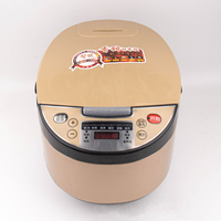 Autocuiseur de riz multifonction intelligent et numérique de 5 L pour la maison, grande taille, électrique, automatique, à faible teneur en sucre, idéal pour les diabétiques