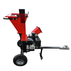 Mini máquina astilladora de madera hidráulica eficiente, astilladora de cepillos de jardín y trituradora de ramas de árboles con componente de motor central - Product Image 1