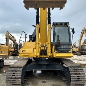 Excavatrice sur chenilles hydraulique Komatsu PC350 d'occasion, équipement de terrassement lourd pour travaux de construction, à vendre - Product Image 4