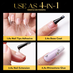 Colle Gel Transparente Multifonctionnelle 4-en-1 pour Ongles, Adhésif Puissant pour Strass, Gel de Fixation Professionnel pour Manucure – Vente en Gros - Product Image 4