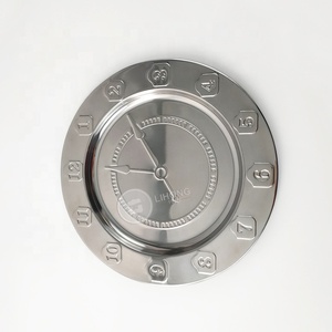 Piatto Decorativo in Metallo per Matrimoni, 12 Pollici, Acciaio Inossidabile Oro/Argento/Nero, <span class=keywords><strong>Sottopiatti</strong></span> in Metallo - Product Image 4