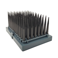 Embouts de pipette stériles en polypropylène noir Yonyue 300 µl, filtre certifié ISO13485/CE, modèle YPTH0300-B-F-S, garantie 3 ans pour laboratoire