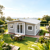 Maison préfabriquée prête à l'emploi, type Granny Flat, 20Ft 30Ft 40Ft, portable, 2, 3 ou 4 chambres, pliable et extensible, maison conteneur, villa préfabriquée