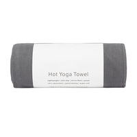 Toalla de Yoga de Alta Densidad 100% Poliéster con Agarre Antideslizante, Color y Logotipo Personalizados OEM/ODM, para Fitness, Yoga y Deportes