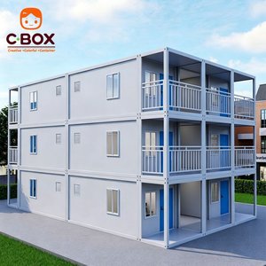 Cbox Venta al por Mayor de Paneles Sándwich Prefabricados para Apartamentos, Residencia Moderna de 3 Pisos, Unidades Habitacionales, Casa Contenedor Desmontable - Product Image 4
