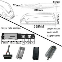 Batterie Hailong rechargeable 36V 48V 52V 13Ah 15Ah 20Ah 21Ah 600W 1000W 1200W pour kit de vélo électrique, vélo électrique