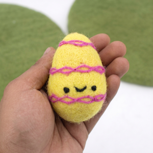 Wholesale Child for Felt Easter Egg Ornament Handmade Spring Indoor Hanging Decor Gift Set Good Quality - Product Image 2