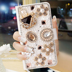 Portefeuille en cuir à rabat Girly de luxe Bling Diamants pour iPhone 17 Pro Max Sparkly Stones <span class=keywords><strong>Book</strong></span> Case pour <span class=keywords><strong>Samsung</strong></span> <span class=keywords><strong>Galaxy</strong></span> S25 <span class=keywords><strong>Ultra</strong></span> - Product Image 3