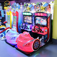 Machine de jeu de course pour enfants, simulateur de conduite à monnayeur, équipement de course fou pour enfants à vendre
