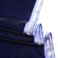 Tissu en velours coréen de haute qualité pour femmes, non élastique, 200-220 g/m², uni, en rouleau, 5000 mètres