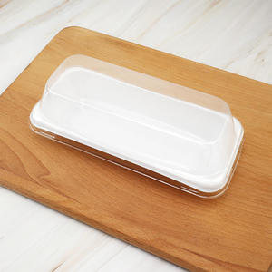 Boîte à Sushi rectangulaire en plastique, Bento rectangulaire emballage à emporter boîte à Sushi, jetable avec couvercle, vente en gros unités - Product Image 6