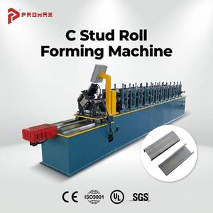 Machine de formage à froid de profilés en acier personnalisable pour système de cloisons sèches, fabricant professionnel de profilés métalliques, approuvé CE - Product Image 1