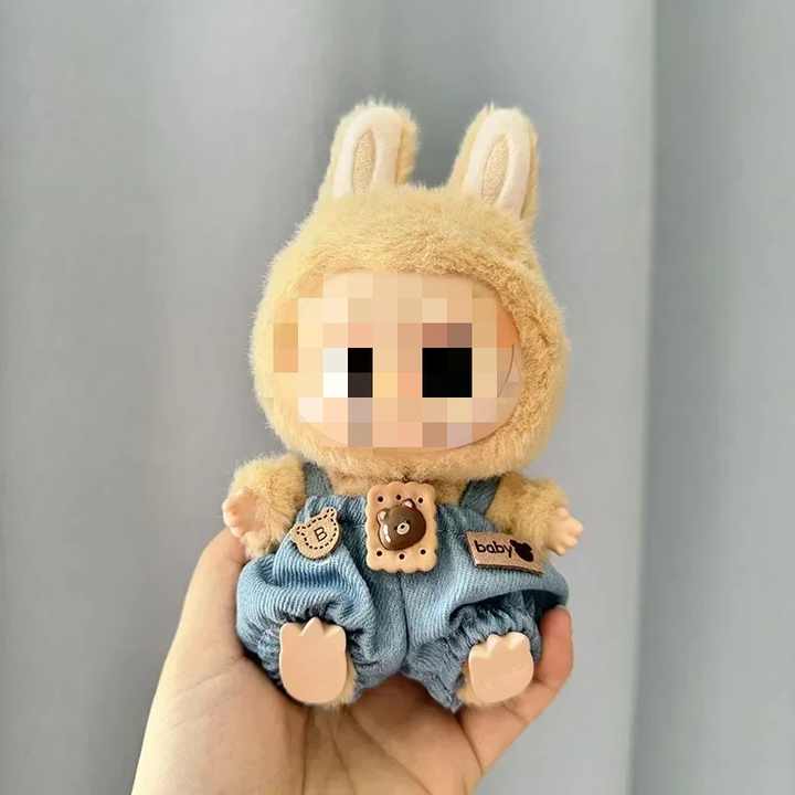 Labubu Designer Clothes Collection: Cute Doll Outfits, Luxury Toy Gift Ornaments with Seat Accessory
