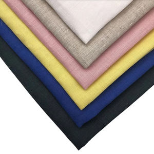 Cung Cấp Bán Buôn 100% Tinh Khiết Pháp Lanh Bé Vải Lanh 256 Màu Sắc Dệt Thân Thiện Với Môi Hữu Cơ Thoáng Khí Ăn Mặc Cô Gái Chàng Trai - Product Image 1