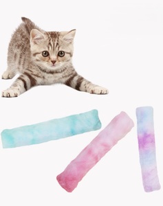 Juguetes de almohada para gatos ecológicos de felpa de arcoíris, sonido de hierba gatera, juguete duradero resistente a mordeduras interactivo para perros y gatos pequeños - Product Image 2