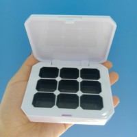 Boîte d'emballage vide en plastique pour fard à paupières ou gel pour ongles, Palette de maquillage crème solide dégradée de marque privée avec logo personnalisé