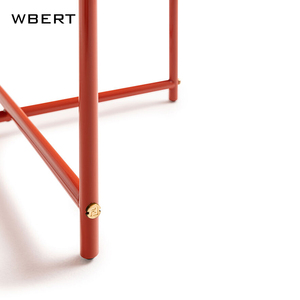 WBERT Nordic Gladen Simple Small Round Tray Table Iron Tea Table for Living Room Sofa Side for Villa Use <b>Corner</b> Table - Product Image 4