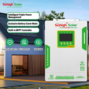 卸売価格表 家庭用蓄電システム 単相MPPT 6.2KW ハイブリッドインバーター 専用バッテリーセーバーモード 純正弦波 - Product Image 6