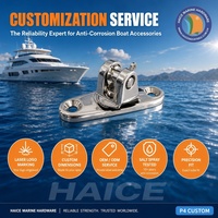 Charnière de pont réglable en acier inoxydable 316 pour bimini marin, avec goupille à dégagement rapide 1x2-3/4 pouces 6mm, accessoires de quincaillerie pour yacht et bateau