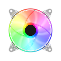 Noyau de glace prix bas 120mm muet grand Volume d'air 8-9 perles de lampe ordinateur boîtier Pc ventilateur refroidisseur coloré Rgb Argb ventilateur de refroidissement