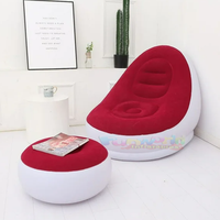 Canapé gonflable de camping et de plage, pouf gonflable rapide pour l'extérieur, idéal pour dormir