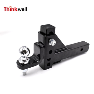 Réglable 5000lbs <span class=keywords><strong>Attelage</strong></span> Drop 4 Ball Mount 2 "Soudure Remorque Récepteur Noir Puissance Enduit En Acier Remorquage <span class=keywords><strong>Crochet</strong></span> De Remorquage Connexion - Product Image 2