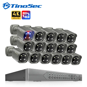 Màu sắc tầm nhìn ban đêm 8MP <span class=keywords><strong>16</strong></span> kênh <span class=keywords><strong>CCTV</strong></span> với NVR <span class=keywords><strong>CCTV</strong></span> <span class=keywords><strong>Network</strong></span> Camera PTZ tầm nhìn ban đêm an ninh Hệ thống Camera POE máy ảnh - Product Image 1