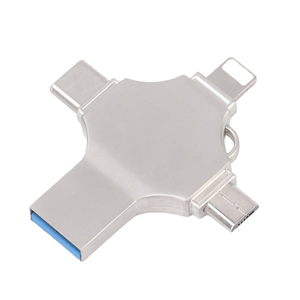 Logotipo personalizado <span class=keywords><strong>4</strong></span> en 1 Tipo-C OTG USB Flash Drive 16G 32G 64G USB 3,0 Pendrive para regalo de uso de promoción - Product Image 4