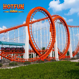 Fábrica de China Suministra Directamente Atracciones de Parque de Diversiones, Montañ<span class=keywords><strong>a</strong></span> Rusa de Cinco Anillos Pequeñ<span class=keywords><strong>a</strong></span> en Venta - Product Image 1