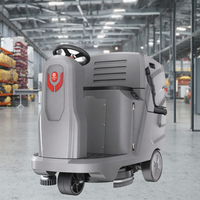 Nettoyeur de sols industriel électrique CleanHorse X5, nouvelle conception, en plastique, pour le nettoyage du béton en extérieur