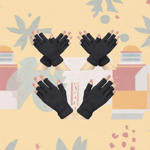 Gants tricotés sans doigts de couleur unie, gants d'hiver pour poignets, compatibles écran tactile, pour usage extérieur - Product Image 6
