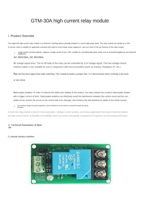 Module de relais CC 12V à courant élevé 30A SLA-5VDC-SL-C, robuste et haute puissance, compatible avec STM32, ESP32 et autres microcontrôleurs