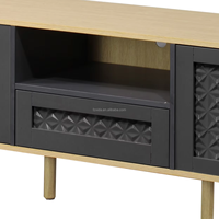 Meuble TV moderne en bois avec rangement pour salon, hôtel et chambre à coucher