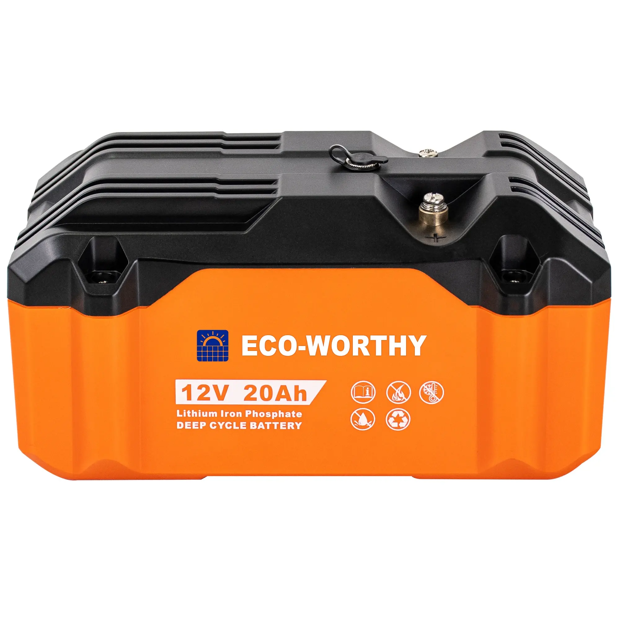 Eco-worthy 12v 20ah Home Power System auto bateria de lítio recarregável do bloco Lifepo4 do íon
