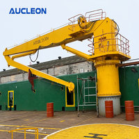 Grue de pont marine articulée certifiée ABS, entraînée par moteur, 8T (23000 kg), prix usine, pour propriétaires de navires