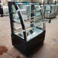 Vitrine réfrigérée commerciale pour gâteaux de 0,9 m, vitrine en verre, armoire en marbre pour boulangerie, café, hôtel