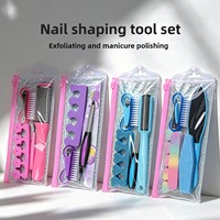 Accessoires pour ongles en gros, outils professionnels pour salon de manucure, kit de manucure jetable, ensemble de manucure et pédicure jetable
