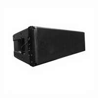 Speaker Audio Profesional Double 12 Inch HDL 50A 4K 3-way Active Line Array Sistem Suara Aktif untuk Panggung