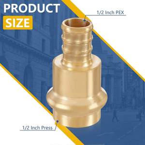 1/2 inch <span class=keywords><strong>pex</strong></span> Báo Chí Phụ kiện đồng thau/Đồng Adapter uốn khớp nối cho cấp nước huanhai thương hiệu pn25 áp lực bền <span class=keywords><strong>pex</strong></span> - Product Image 2