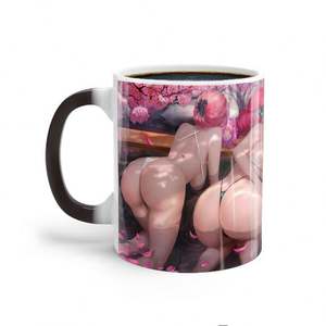 Taza de Porcelana Moderna de 11 oz con Impresión de Logotipo Personalizado, Sublimación, Sensible al Calor, Cambia de Color, Ecológica, Apta para Microondas y Lavavajillas - Product Image 1