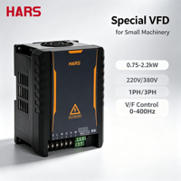 Variateur de fréquence AC HARS HS110 monophasé 220V en entrée, triphasé 380V en sortie, 0,75-1,5KW, variateur de vitesse du moteur