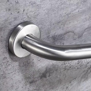 Barra de apoyo de acero inoxidable para baño, barra de seguridad accesible para personas mayores, para uso en inodoros y bañeras - Product Image 3