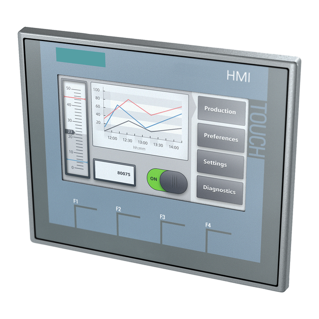 PLC Programming Controller LCD Touch Screen HMI Series Ethernet Communication Industrial Automation Use-Models