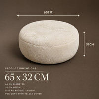 Canapé Gonflable d'Extérieur avec Housse Amovible en Peluche Lavable Portable 65x32cm Vente en Gros OEM ODM Usine