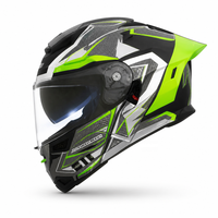 Casque de moto personnalisable en ABS, modulaire, rabattable, intégral, homologué DOT, équipement de sécurité pour la conduite et la course
