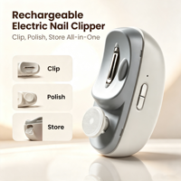 Einfach zu Bedienender Premium Elektrischer Nagelknipser mit Nano-Glas-Polierfeile für den Globalen Export von Schönheitsprodukten