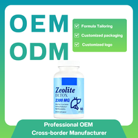 Gummies de zéolite pour le foie XAHS, marque privée OEM, pour la santé intestinale, le soutien immunitaire, la détoxification, la vitamine D3, pour adultes, certifiées Halal et GMP