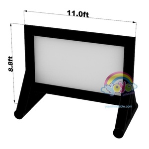 Pantalla inflable impermeable para cine al aire libre, pantalla inflable plegable para proyector para parques acuáticos - Product Image 3