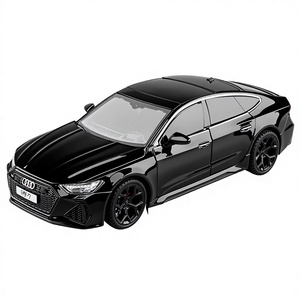 1:24 <strong>Metal</strong> for RS7 Officially Licensed Diecast <strong>RC</strong> Vehicle Light Sound Openable Parts Raiseable Spoiler Pull-Back Toy - Product Image 6