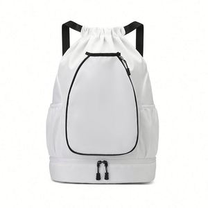 Wholesale Large Capacity Oxford Material Sports <b>Drawstring</b> <b>Backpack</b> New Basketball Badminton Bag Shoes Included Complete Set - Product Image 1